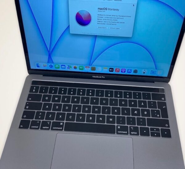 MacBook Pro 13″ 2018 – Core i5/8GB/500GB SSD - Image 2