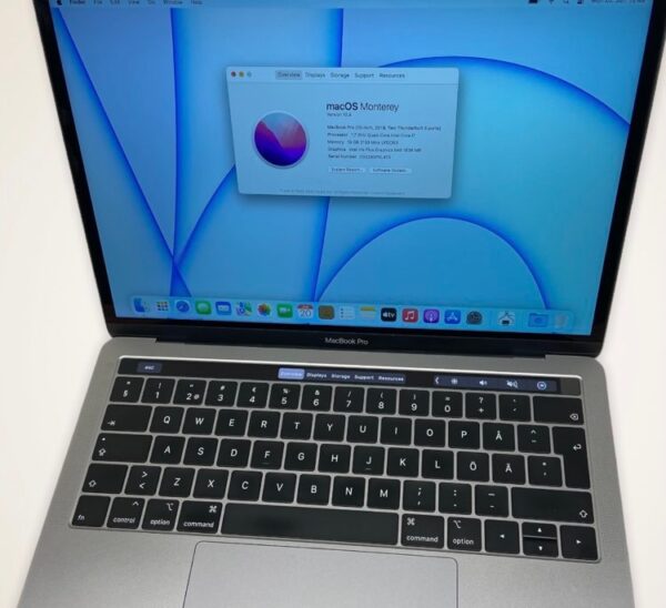 MacBook Pro 13" 2019 – Core i7/16GB/256GB SSD - Image 2