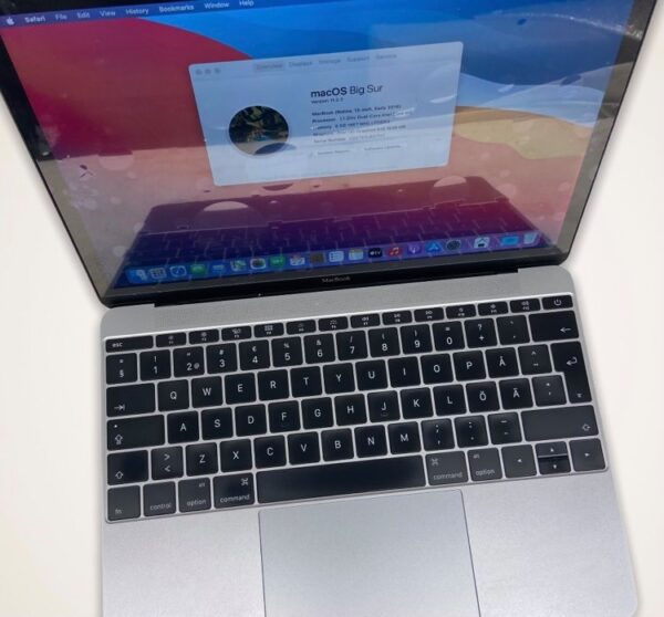 MacBook Retina 12″ 2016 – Core M3/8GB/256GB SSD - Зображення 2