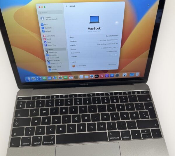 MacBook Retina 12″ 2017 – Core i7/16GB/500GB SSD - Image 2