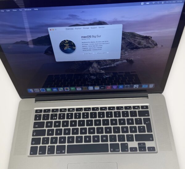 MacBook Pro Retina 15″ 2013 – Core i7/16GB/512GB SSD - Image 2