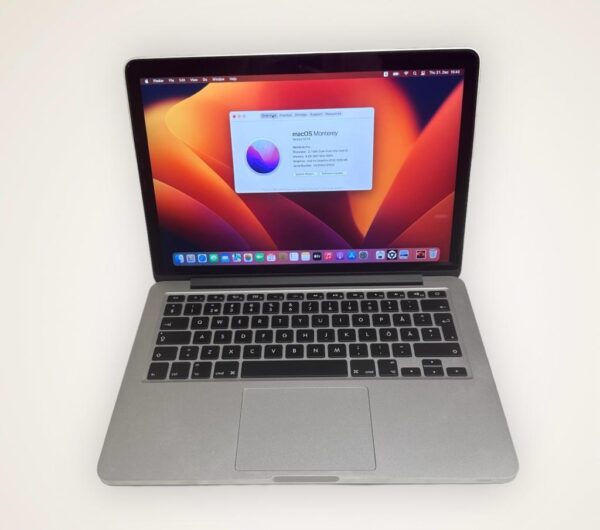 MacBook Pro 13" macOS Monterey – Core i5/8GB/500GB SSD