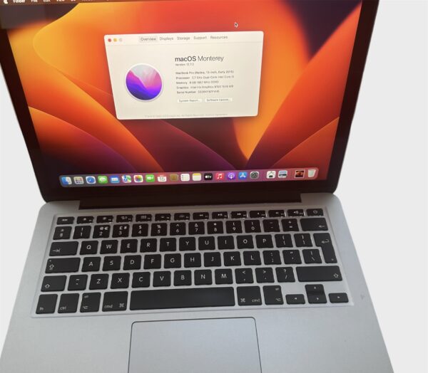 MacBook Pro 13" macOS Monterey – Core i5/8GB/500GB SSD - Image 2