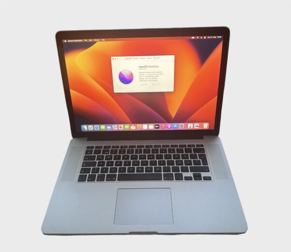 MacBook Pro 15″ macOS Monterey – Core i7/16GB/500GB SSD