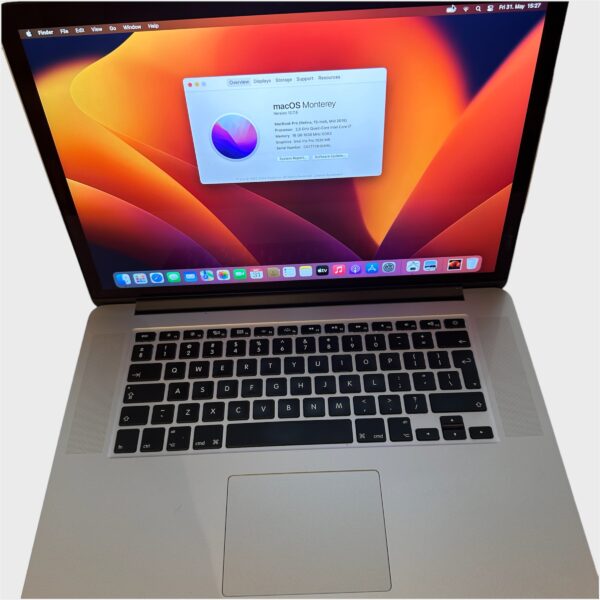 MacBook Pro 15″ macOS Monterey – Core i7/16GB/500GB SSD - Image 2