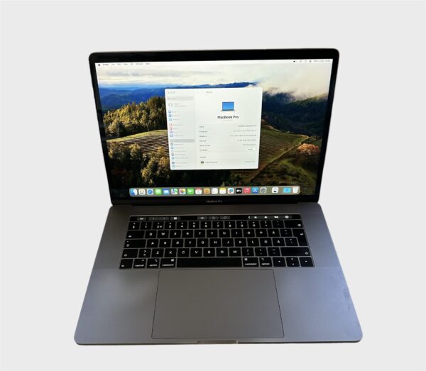 MacBook Pro 15" 2018 – Core i7/16GB/500GB SSD