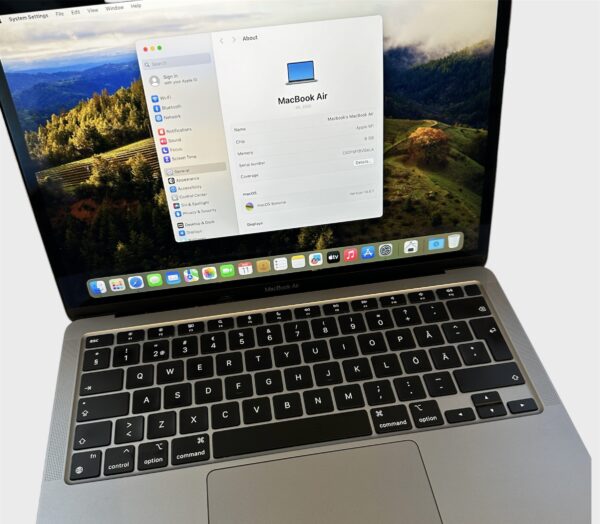 MacBook Air 13″ 2020 – M1/8GB/256GB SSD - Image 2