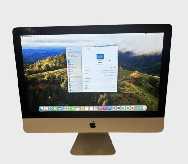 IMAC 21.5″ MacOS Sonoma – Core i5/8GB/120GB SSD