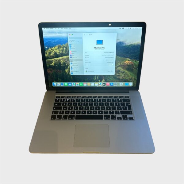 MacBook Pro Retina 15″ A1398 macOS Sonoma – Core i7/8GB/128GB SSD