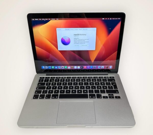 MacBook Pro 13" macOS Monterey – Core i5/8GB/256GB SSD