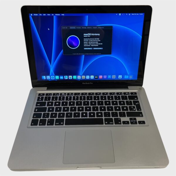 MacBook Pro 13″ macOS Monterey – Core 2 Duo/4GB/128GB SSD