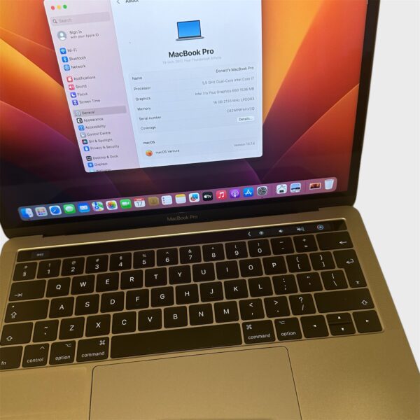 MacBook Pro 13″ 2017 – Core i7/16GB/500GB SSD - Image 2