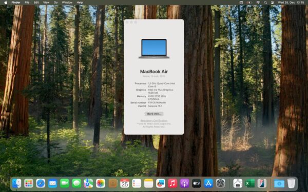 MacBook Air 13″ 2020 – Core i5/8GB/500GB SSD - Image 3