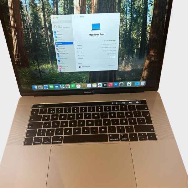 MacBook Pro 15" 2018 – Core i7/32GB/1TB SSD - Image 2