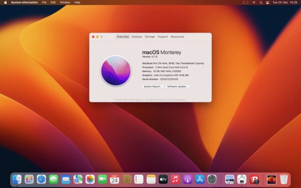 MacBook Pro 13″ 2016 – Core i5/16GB/500GB SSD - Image 3