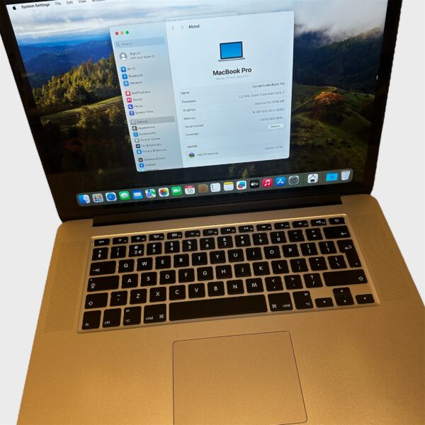 MacBook Pro 15″ 2015 – Core i7/16GB/500GB SSD - Image 2