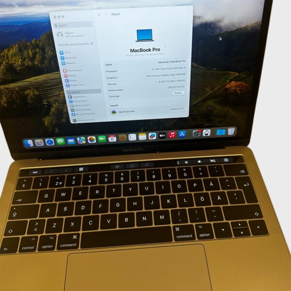 MacBook Pro 13" 2017 – Core i5/8GB/256GB SSD - Image 3