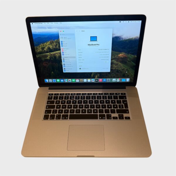 MacBook Pro 15″ 2015 – Core i7/16GB/256GB SSD