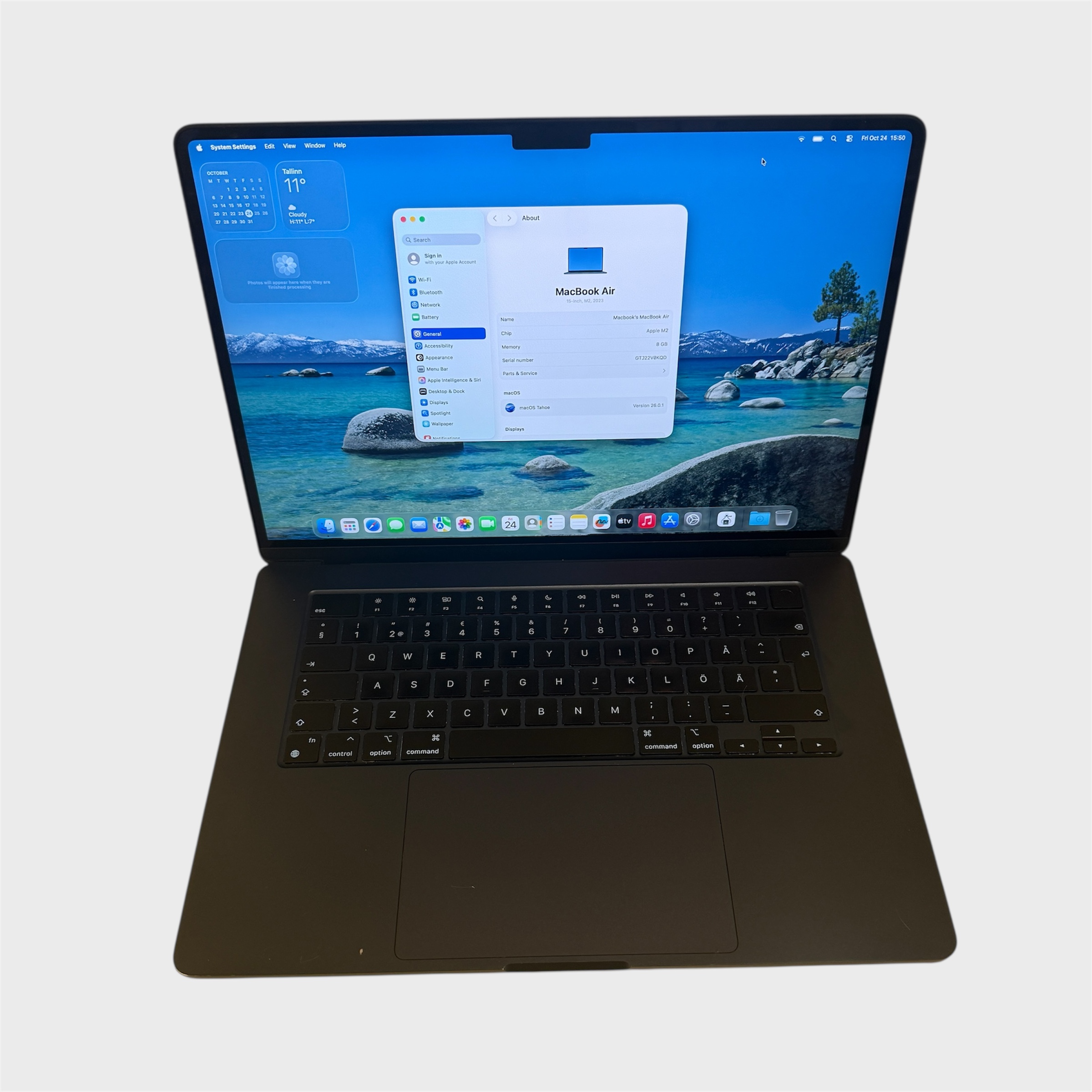 MacBook Air 15" 2023 – M2/8GB/245GB SSD