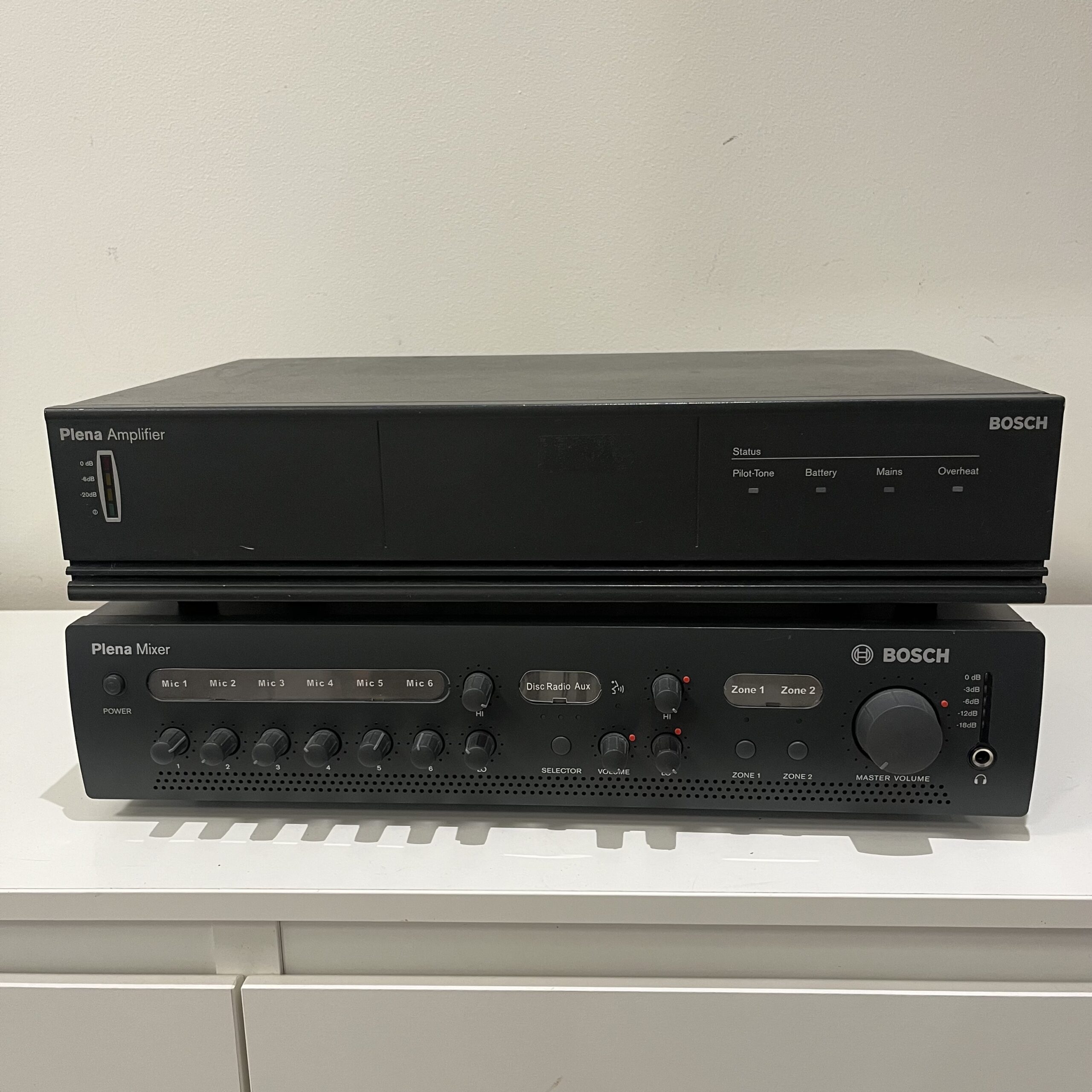 Amplifier Set Bosch Plena Mixer & amplifier