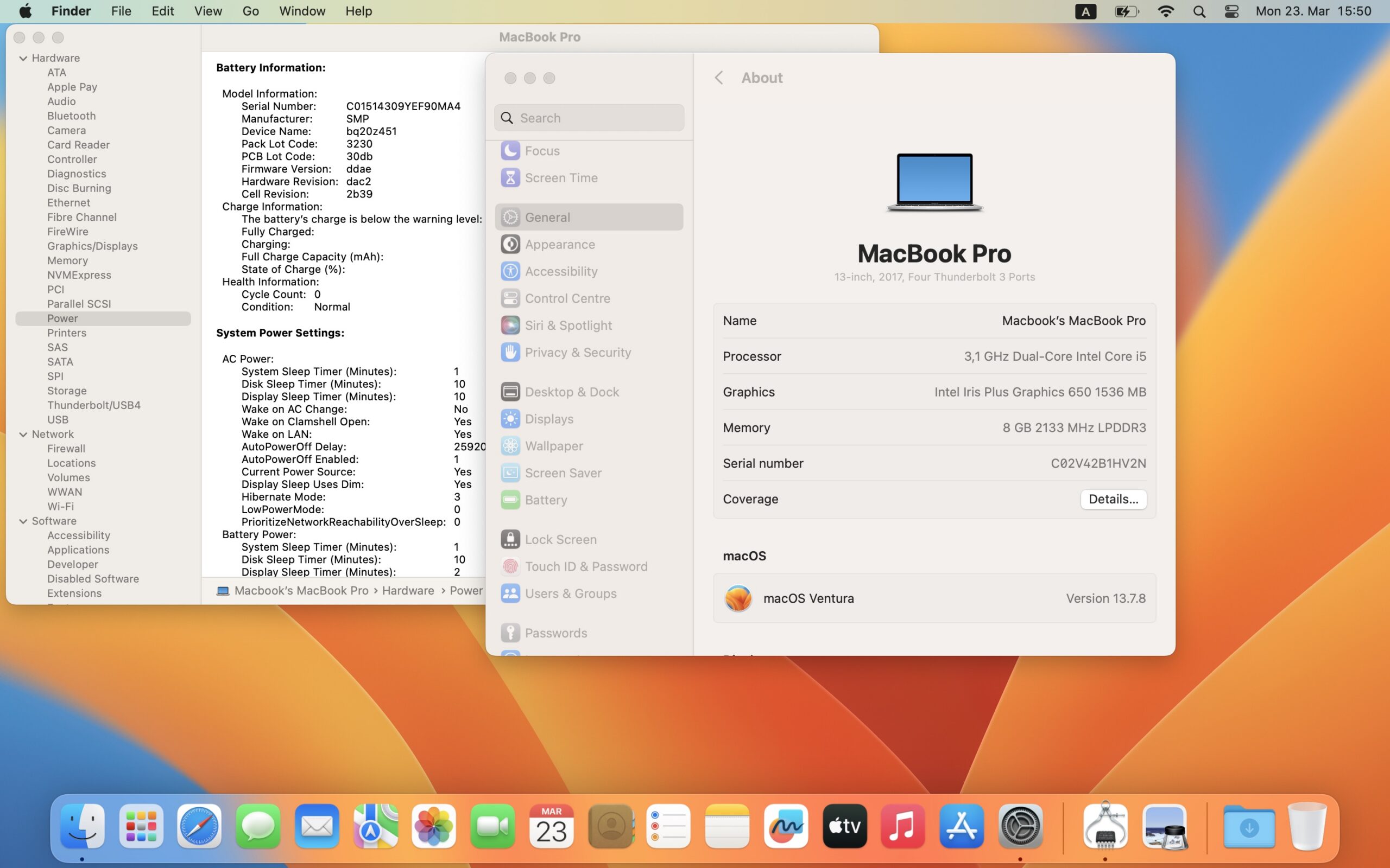 MacBook Pro 13" 2017 – Core i5/8GB/256GB SSD - Image 3